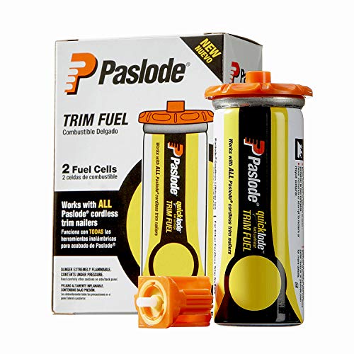 Paslode, Universal Short Yellow Trim Fuel, 816007, For Paslode Finish and Brad Nailers, 2 Pack