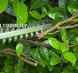 40V Hedge Trimmers - 20In Cordless Hedge Trimmer Rotating Multi-Function Handle Hedge Cutter with Battery and Charger