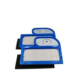 mowfill 2 pack 11013-7002 air filter with 11013-7001 pre filter replace for kawasaki 11013-7006 e7195-11210 john deere m137556 cub cadet 490-200-0004 fits fh451v fh500v fh531v fh541v fh580v fh680d
