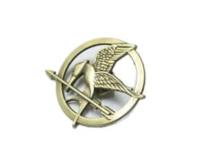 mimiki hunger games movie mockingjay prop rep pin metal