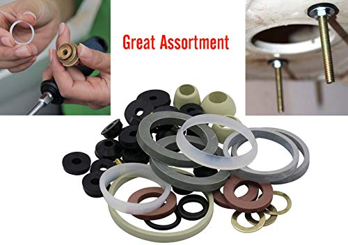 Azi 45pc Complete Home Washer Plumbing Repair Kit Assortment DIY and Professional Repairs – Plumbing Emergencies, Worn Out Washer Replacements