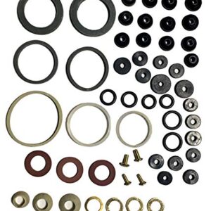 Azi 45pc Complete Home Washer Plumbing Repair Kit Assortment DIY and Professional Repairs – Plumbing Emergencies, Worn Out Washer Replacements