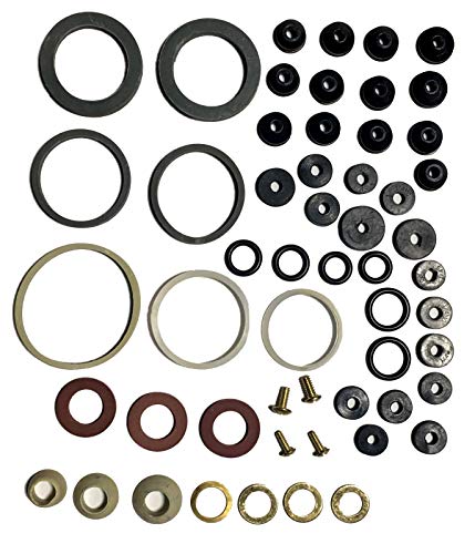 Azi 45pc Complete Home Washer Plumbing Repair Kit Assortment DIY and Professional Repairs – Plumbing Emergencies, Worn Out Washer Replacements