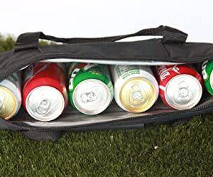 Caddy Swag Golf Bag Cooler Beer Sleeve 6 Can - Fun Golf Gifts for Men & Women - Golf Cart Cooler for Drinks, Food, General Use - Great for Golf Bag Accessories for Men, Beer Sleeve for Cans, and More