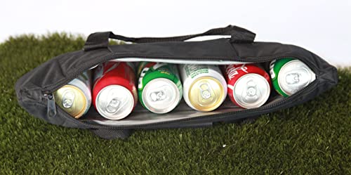 Caddy Swag Golf Bag Cooler Beer Sleeve 6 Can - Fun Golf Gifts for Men & Women - Golf Cart Cooler for Drinks, Food, General Use - Great for Golf Bag Accessories for Men, Beer Sleeve for Cans, and More