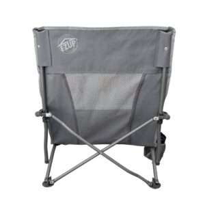 E-Z UP Low Sling Outdoor Folding Chair, Gray