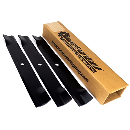 MowerPartsGroup (3) Hi Lift Blades Fits Hustler 52" Raptor Replaces 795526 603995 783753