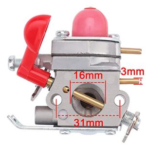 Hayskill 530071811 Carburetor for Poulan Pro PP025 PP125 P4500 P4500F PP258TP PP25E Trimmer 358791010 Craftsman Weedeater 25cc Pole Saw Replace ZAMA C1U-W19