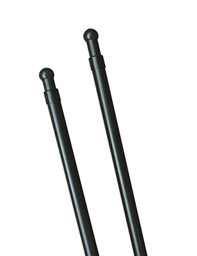 ALISUN Length Adjustable Weight Rods/Pull Tubes for Pergola Canopy (2 Rods Included, from 77 inches to 146 inches)