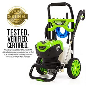 Greenworks PRO 2300 PSI TruBrushless (2.3 GPM) Electric Pressure Washer (PWMA Certified)