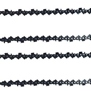 Opuladuo 2PC 6 Inch Chainsaw Chain, Replacement Chain for BLACK+DECKER Alligator Lopper LLP120, LLP120B, LP1000, NLP1800 Chain Saw - 1/4" - .050" - 42 DL