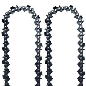 Opuladuo 2PC 6 Inch Chainsaw Chain, Replacement Chain for BLACK+DECKER Alligator Lopper LLP120, LLP120B, LP1000, NLP1800 Chain Saw - 1/4" - .050" - 42 DL