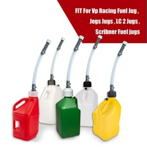 Mapleza Racing Fuel Jug Hose For Vp Racing Fuel Jug, Jegs Jugs, LC2 Jugs, Scribner Fuel Jugs, Upgraded Filter Design