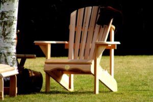 bc201p bear chair – pine adirondack chair kit – unassembled