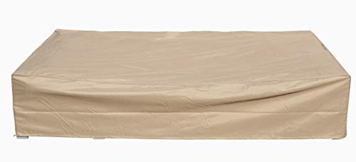 Dineli Outdoor Sectional Patio Sofa Covers Waterproof and Water Resistant 120＂L x 61＂W x 24.4＂H Heavy Duty 600D Rectangular Furniture Covers (Olive Green)