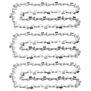 loggers art gens r55 16 inch chainsaw chain .043″ gauge 3/8″ lp pitch 55 drive links, semi chisel 16 inch chain saw chain fits for stihl ms170 ms180 ms171, for oregon 90px055g saw & more (3 pack)