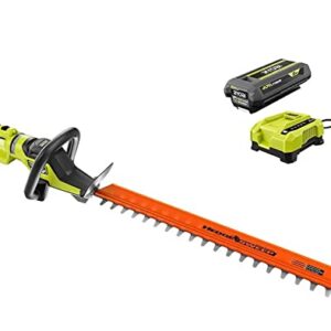 RYOBI 40V HP Brushless 26 in. Cordless Battery Hedge Trimmer with 2.0 Ah Battery and Charger