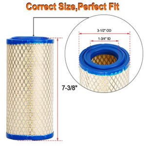 HIFROM Air Filter with Oil Filter Fuel Filter Spark Plug Tune Up Kit Compatible with FH541 FH580 FX481V FX541V FX600V Replacement for Kohler Kawasaki 25 083 02-S 11013-7048 11013-7029 49065-7010