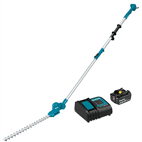 Makita, XNU05SM1, 18V, LXT®, Lithium-Ion, Cordless, 18", Telescoping, Articulating, Pole, Hedge, Trimmer, Kit, (4.0Ah)