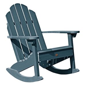 highwood classic westport adirondack rocking chair, one size, nantucket blue