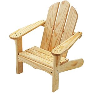 little colorado classic toddler adirondack chair – easy assembly kids adirondack chair/safe for children/handcrafted in the usa (unfinished)