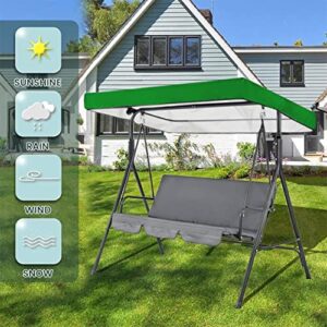 BTURYT Replacement Canopy for Swing Seat 2/3 Seater Garden Hammock Cover,Patio Swing Top Cover for Patio Yard(top Cover only)