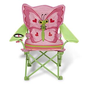 melissa & doug bella butterfly child’s outdoor chair (frustration-free packaging)