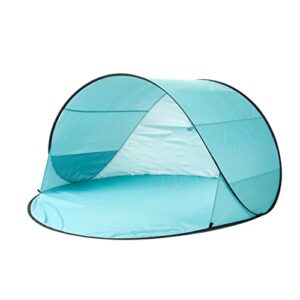 beach house canopy pop up shade tent with carry bag,upf 30+ sun protection,teal,58″x69″