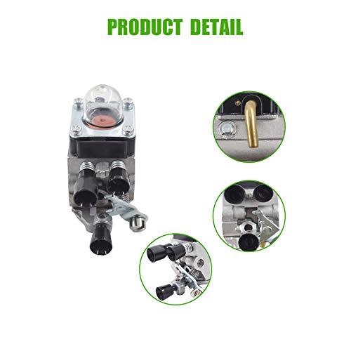 ALL-CARB C1Q-S186 Carburetor Replacement for Stihl FS45 FS46 FS46C FS55 FS55R FS55RC FS38 FS45C String Trimmer Weed Eater FC55 Edger C1Q-S186A C1Q-S186B 4140-120-0619 with Air Filter Tune Up Kit