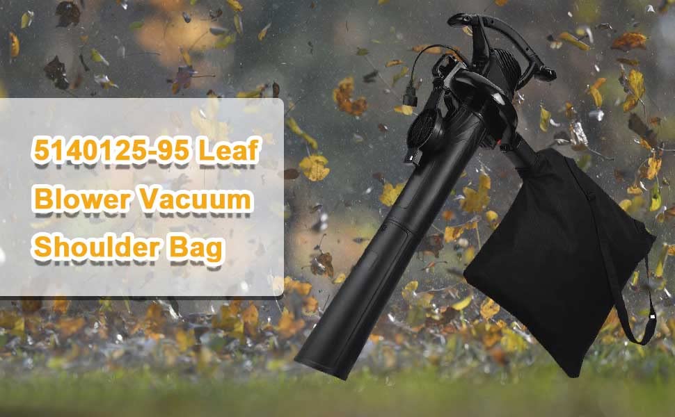 5140125-95 Leaf Blower Vacuum VAC Shoulder Bag - Compatible with Black & Decker Replaces 5140117-99, Fits BV2900 BV3100