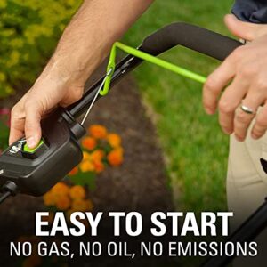 Greenworks Pro 80V 21" Brushless Cordless Lawn Mower, 4.0Ah Battery and 60 Minute Rapid Charger Included