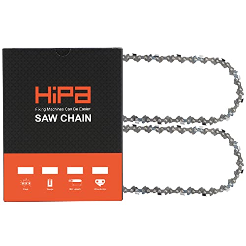 Hipa R40 10" Pole Saw Chain 3/8" Pitch .043" Gauge 40DL for B&D LCS1020 LCS1020B John D PSA10 PS10 Homelite UT15520 Ryobi P547 P546 P542 DCPS620 Milwaukee Harbor Freight 10" Chainsaw