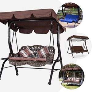 Cabilock Outdoor Furniture Outdoor Swing Swing Protecting Cover Swing Canopy Replacement Cover Swing Roof Cover Swing Protector for Outdoor Outdoor Furniture Porch Swing