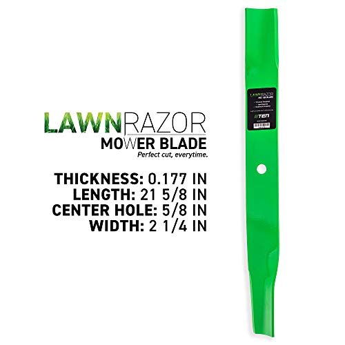 8TEN LawnRAZOR Mower Blade Set for Exmark Toro Quest Series TimeCutter Z4200 Z4220 42 inch Deck 110-6568-03 (Medium Lift)