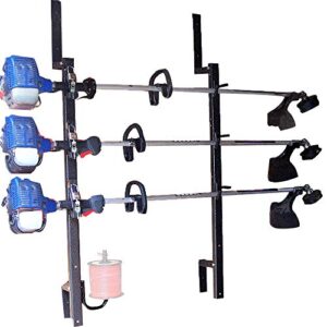 Hodenn 3 Place Trimmer Rack Fit for Enclosed Trailers Racks