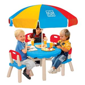 Grow'n Up Patio Set with 4 Chairs and Umbrella