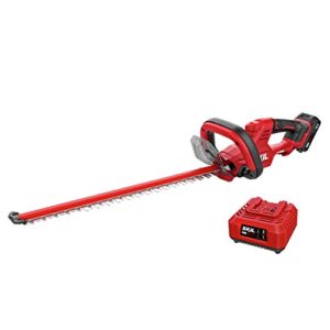 skil ht4222b-10 pwr core 20 22″ hedge trimmer kit, includes 2.0ah battery and charger