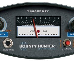 Bounty Hunter TK4GWP1 Tracker IV Metal Detector in Black