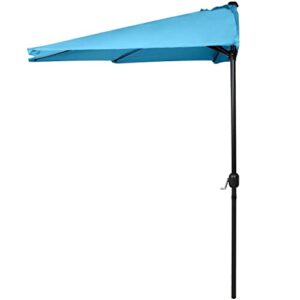 abccanopy patio half umbrellas 11ft (turquoise)