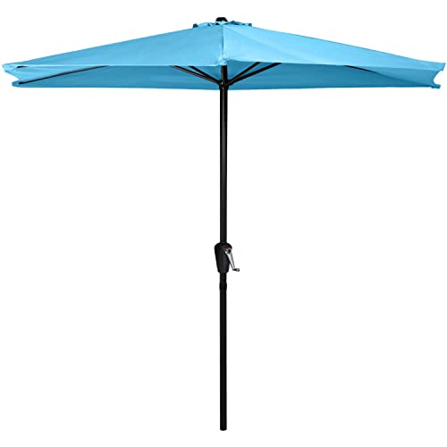 ABCCANOPY Patio Half Umbrellas 11FT (Turquoise)