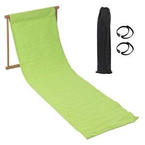 Patio Chaise Lounge, Portable Lawn Chairs,Canvas Lounge Chairs for Outside, Lawn Chairs Folding All Weather for Beach, Yard, Balcony, Poolside(Green), Patio Chaise Lounge, Portable Lawn Chairs,Ca