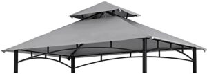 cooshade grill gazebo replacement roof top for l-gz238pst-11(grey)