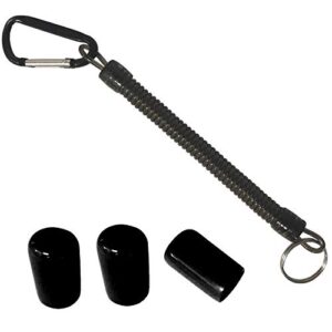 detector warehouse pinpointer tip protectors and lanyard for garrett pro-pointer at,ii (black)