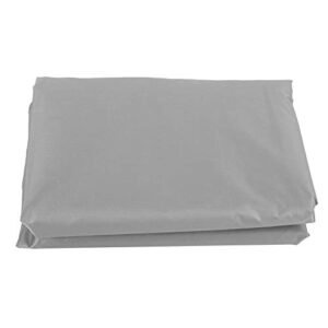 Oumefar 3 Seater Swing Cushion Waterproof Outdoor Lightweight Swing Seat Cover for Patio(Gray)