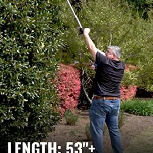 SUNSEEKER 16" Hedge Trimmer Attachment Universal, Dual Action Articulating,Heavy Duty Steel Material, 12 Angle Positon