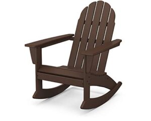 polywood® vineyard rocking chair, mahogany