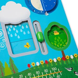 Let's Explore Wooden Weather Board