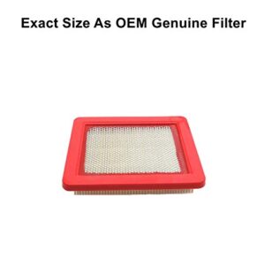 MOWFILL 2 Pack 17211-Z8B-901 Air Filter Replace for Honda GCV160LAO GCV190LA GC190LA HRR216 HRB216 HRB217 HRC216 HRS216 HRT216 HRX217 HRZ216 Lawn Mower EB2800I EG2800I Generator Air Cleaner Element