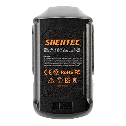 Shentec 10.8V-12V 2500mAh Lithium Ion Replacement Battery Compatible with Hitachi BCL1015 BCL1015S 331065