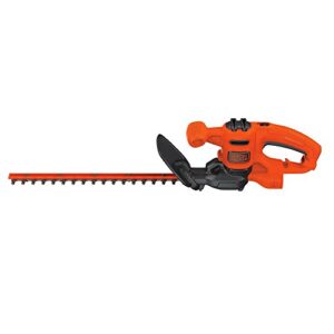 BLACK+DECKER BEHT150 Hedge Trimmer & String Trimmer with Auto Feed, Electric, 6.5-Amp, 14-Inch (BESTA510)